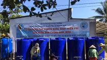 Hoàn thành trạm cấp nước ngọt miễn phí cho người dân Bến Tre