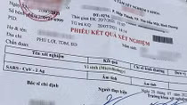 Liên tiếp phát hiện giấy xét nghiệm COVID-19 giả