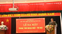 Học viện Chính trị CAND ra mắt Trung tâm Ngoại ngữ-Tin học