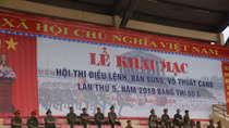 Khai mạc Hội thi điều lệnh khối trường CAND khu vực phía Bắc