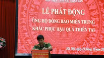 Học viện CSND quyên góp gần 1 tỷ đồng hỗ trợ đồng bào miền Trung 
