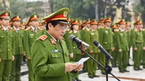Cục CSĐT tội phạm ma túy tổ chức lễ tuyên thệ cho chiến sĩ mới