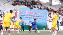 Tưng bừng khai mạc giải bóng đá học sinh Hà Nội 
