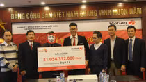 Một người ở Hà Nội trúng Vietlott 31 tỷ đồng