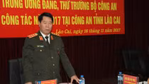 Thứ trưởng Bùi Văn Nam kiểm tra công tác tại Công an tỉnh Lào Cai