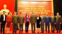 Bộ Công an tổ chức Lễ mít tinh hưởng ứng Ngày Pháp luật
