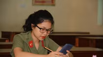 Điểm thi có 100 thí sinh là Cảnh sát cơ động
