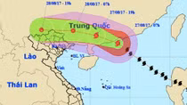 Bão số 7 di chuyển kinh ngạc, nguy cơ vỡ đập