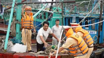 Lực lượng Công an chủ động ứng phó với áp thấp nhiệt đới