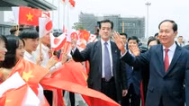 Chủ tịch nước Trần Đại Quang bắt đầu chuyến thăm cấp nhà nước tới Nhật Bản
