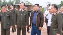 Đảm bảo tiến độ, kỹ thuật, mỹ thuật dự án Khu lưu niệm 6 điều Bác Hồ dạy CAND