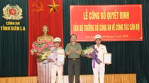 Công an tỉnh Sơn La công bố quyết định về công tác cán bộ