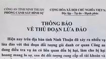 Cảnh báo thủ đoạn giả danh Công an lừa đảo