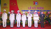 Trường Trung cấp CSND VI kỉ niệm 10 năm thành lập 