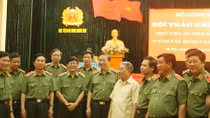 Xứng đáng là trung tâm đào tạo và nghiên cứu khoa học hàng đầu của lực lượng CAND