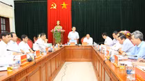 Đoàn kiểm tra của Bộ Chính trị làm việc tại tỉnh Quảng Trị