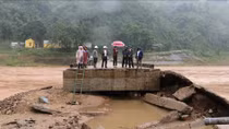 Quảng Trị: Cầu tràn Húc Nghì bị lũ quét cuốn trôi