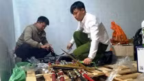 Phát hiện cửa hàng tạp hóa chứa cả kho vũ khí “nóng”