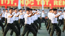 Học viên Học viện ANND luyện tập cho Lễ khai giảng năm học mới