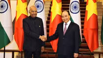 Thủ tướng Nguyễn Xuân Phúc hội kiến Tổng thống Ấn Độ Ram Nath Kovind