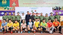 Sôi nổi Giải bóng đá khối tham mưu, xây dựng lực lượng CAND năm 2021