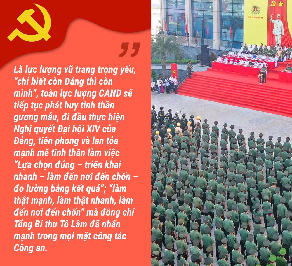 Lực lượng Công an nhân dân siết chặt đội ngũ, chung sức đồng lòng tạo ra dấu ấn, kỳ tích mới -0