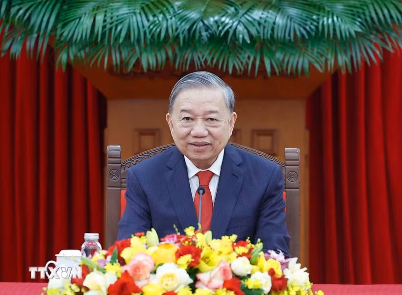 Tổng Bí thư Tô Lâm điện đàm với Tổng Bí thư, Chủ tịch nước CHND Trung Hoa Tập Cận Bình -0