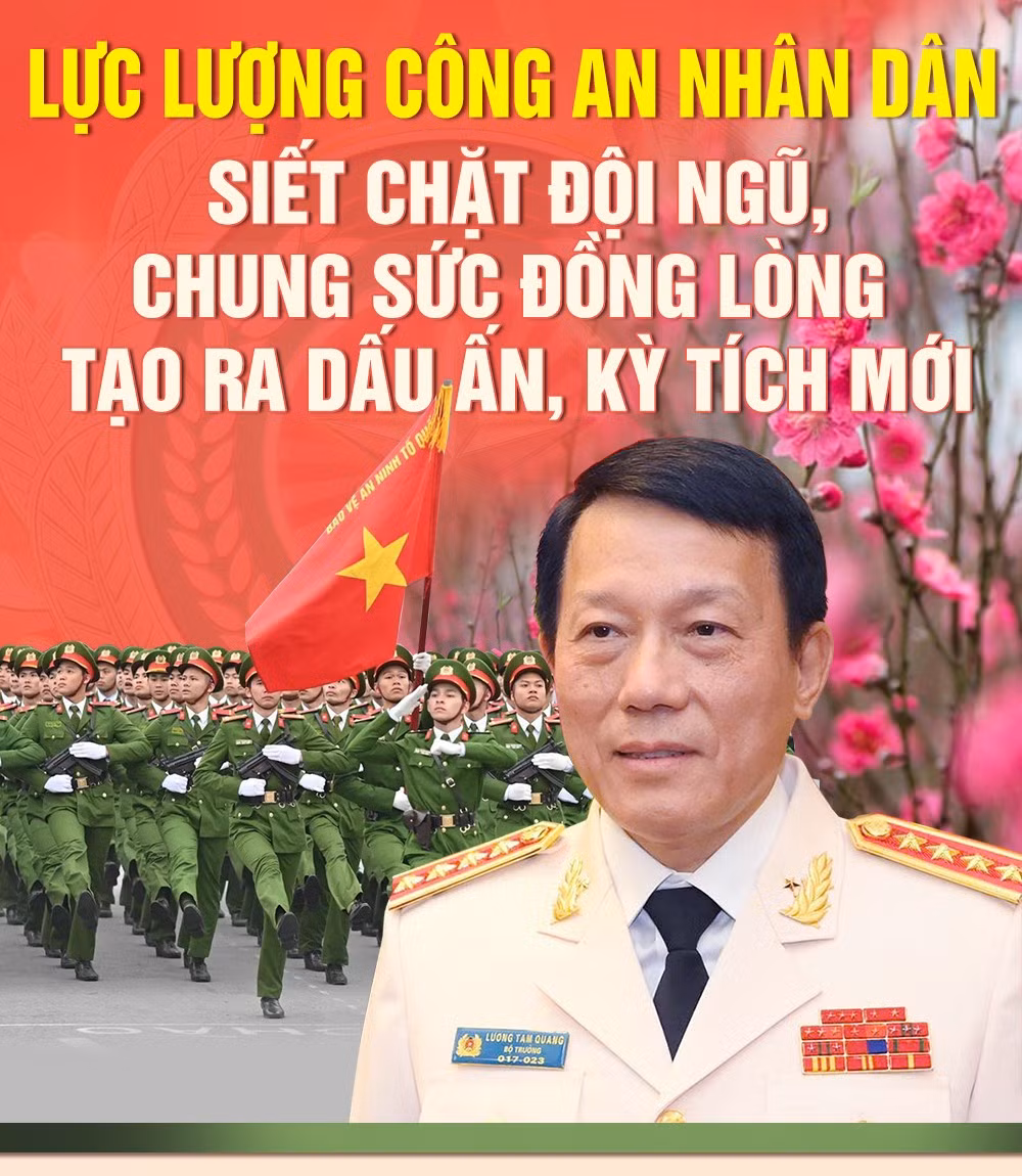 Lực lượng Công an nhân dân siết chặt đội ngũ, chung sức đồng lòng tạo ra dấu ấn, kỳ tích mới ảnh 1