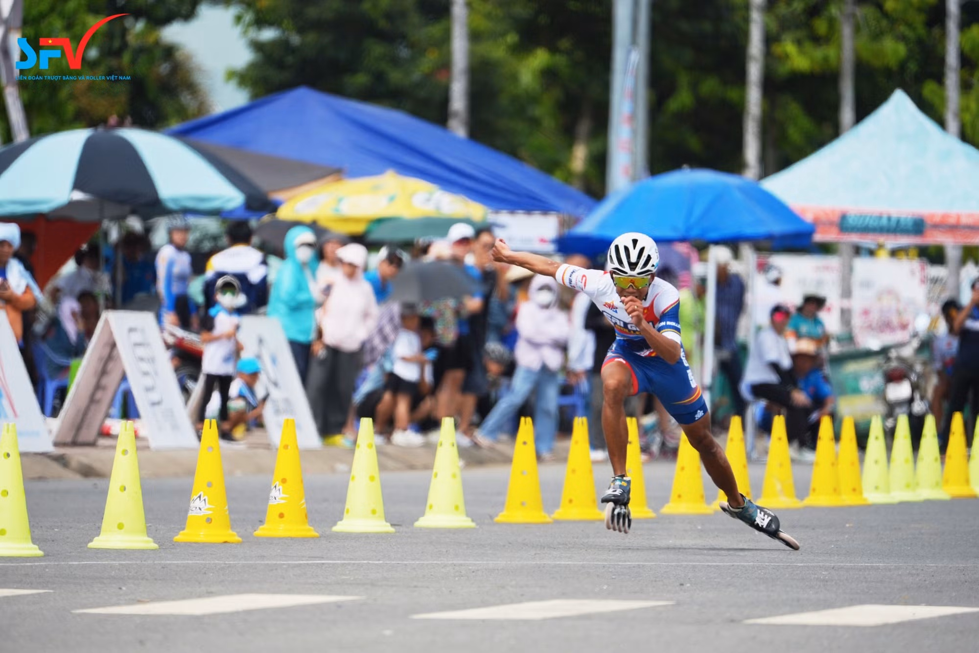 Vận động viên Công an nhân dân ghi dấu ấn tại giải Roller 2026