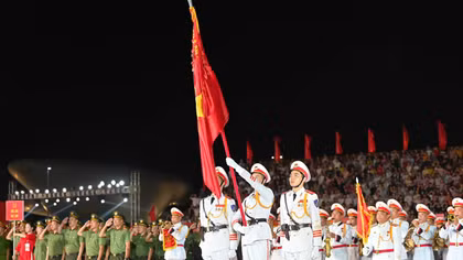 Ấn tượng đêm khai mạc Hội thao quân sự, võ thuật và thể thao CAND 2026