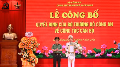Thượng tá Nguyễn Văn Đức giữ chức Phó Giám đốc Công an TP Hải Phòng