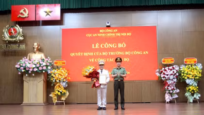 Cục An ninh chính trị nội bộ có tân Phó Cục trưởng