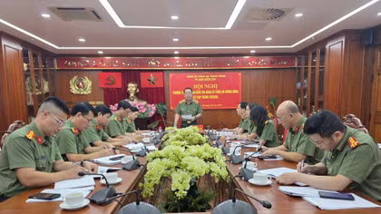 Thường trực Uỷ ban Kiểm tra Đảng uỷ Công an cho ý kiến 18 nội dung tại Kỳ họp tháng 10