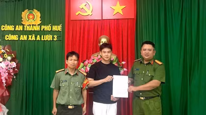 Khát vọng khoác áo lính Công an của thanh niên miền biên giới xứ Huế