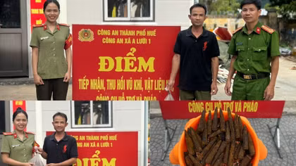 Hiệu quả từ công tác vận động người dân giao nộp vũ khí, vật liệu nổ