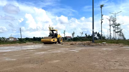 Tuyến đường gần 200 tỷ đồng chưa bàn giao đã phải… xử lý lún