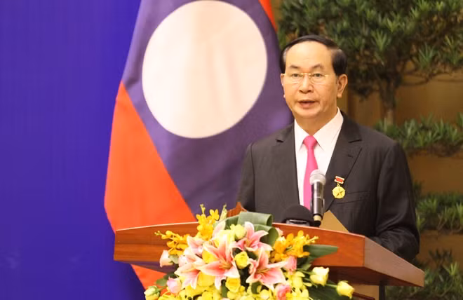 Chủ tịch nước Trần Đại Quang phát biểu tại buổi lễ