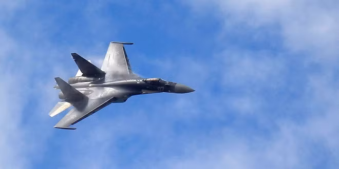 Máy bay Su-35 của quân đội Nga. Ảnh: BI