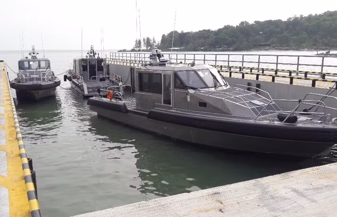 Xuồng tuần tra phản ứng nhanh Metal Shark do Mỹ bàn giao cho Việt Nam.