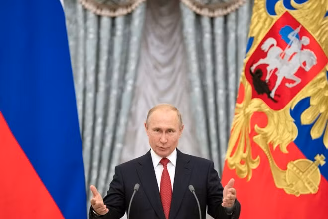 Tổng thống Nga Vladimir Putin. Ảnh: ITN