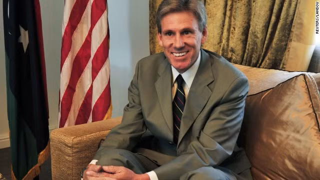 Cựu Đại sứ Mỹ tại Lybia, ông Christopher Stevens. Ảnh: CNN
