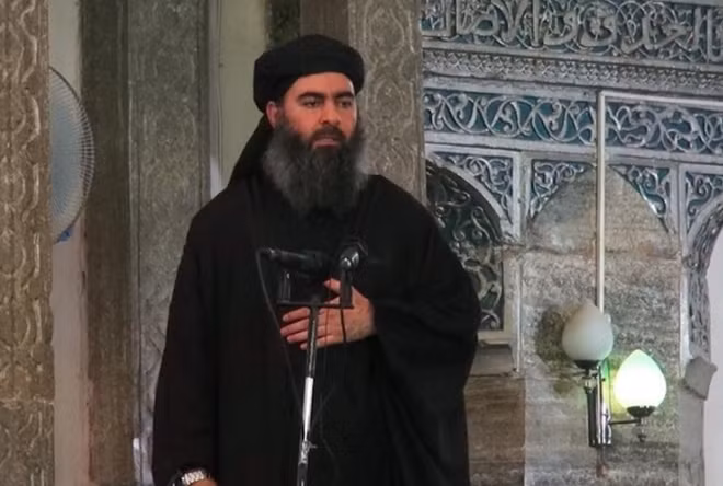 Al-Baghdadi, thủ lĩnh tối cao của tổ chức khủng bố Nhà nước Hồi giáo (IS) tự xưng. Ảnh: ITN