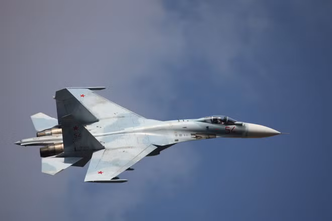 Một chiếc Su-27 của quân đội Nga. Ảnh: ITN