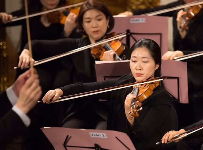 Buổi hòa nhạc đã đem đến cho công chúng yêu nhạc Thủ đô một đêm nghệ thuật hấp dẫn và đẳng cấp...