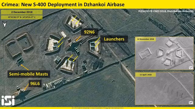 Hình ảnh trận địa S-400 của Nga ở Crimea.