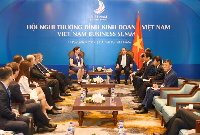 Thủ tướng tiếp đoàn doanh nghiệp Mỹ.