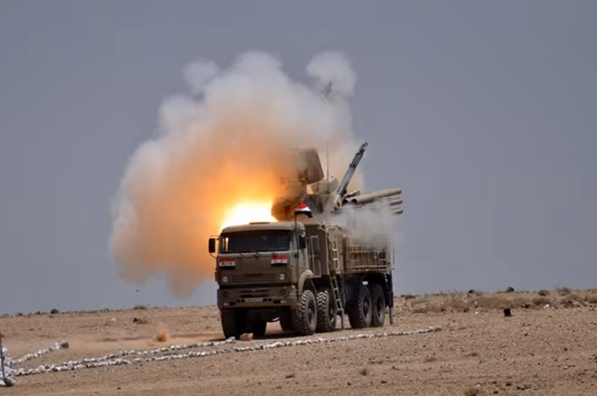 Một hệ thống phòng không Pantsir-S1 của Nga. Ảnh: Southfront