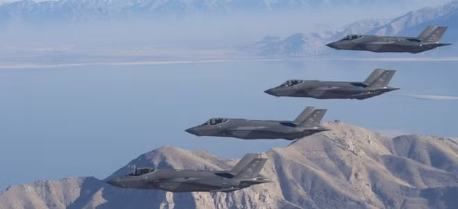 Máy bay chiến đấu F-35 của quân đội Mỹ. Ảnh: INT