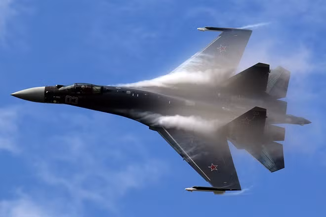 Tiêm kích Su-35 của Nga. Ảnh: ITN