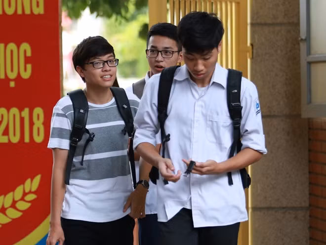 Trong khi đó, một số bạn lại cho rằng đề hơi "khoai" vì đề cập đến các tác phẩm quen nhưng lại khai thác các góc quá mới. Bạn Hải Nam (trường THPT Nhân Chính, Thanh Xuân) nói: "Em không thuộc lắm các trích đoạn trong bài. May mà em đăng kí thi khối A1 nên chỉ cần đủ điểm môn Văn để tốt nghiệp".